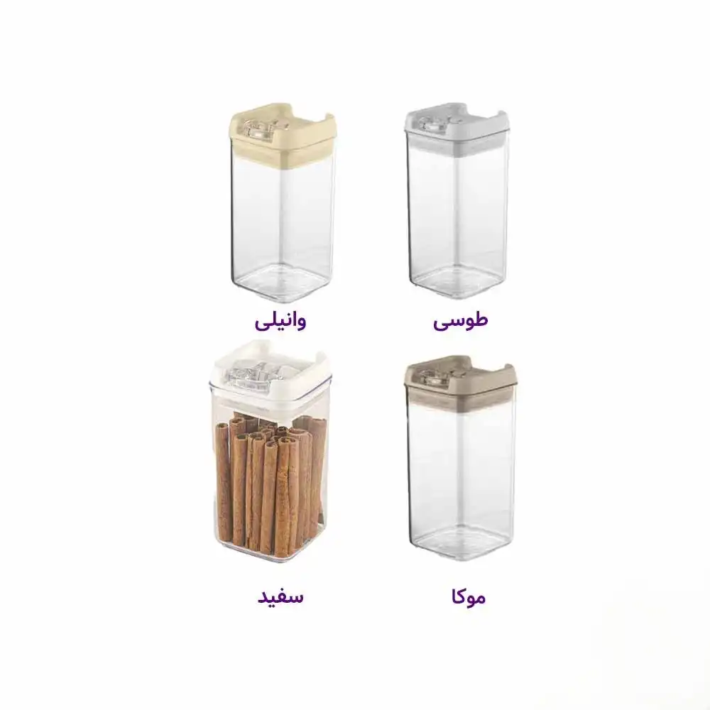 جا ادویه چهارگوش سارینا 3 لیمون مدل الوان کد 174635