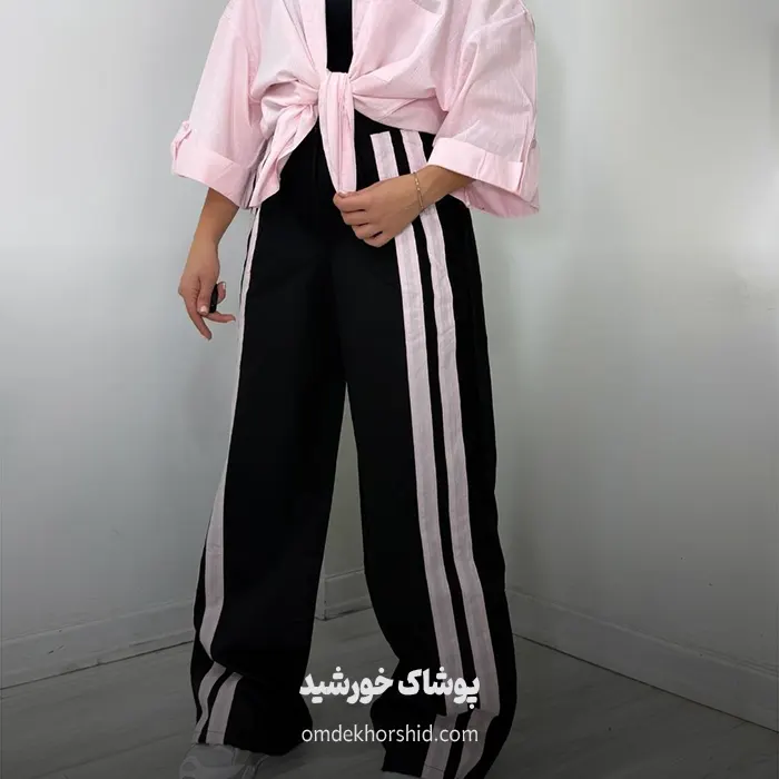 ست باکسی شومیز شلوار بگ