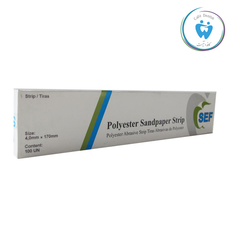 نوار پرداخت کامپوزیت اس ای اف - polyester sandpaper strip SEF