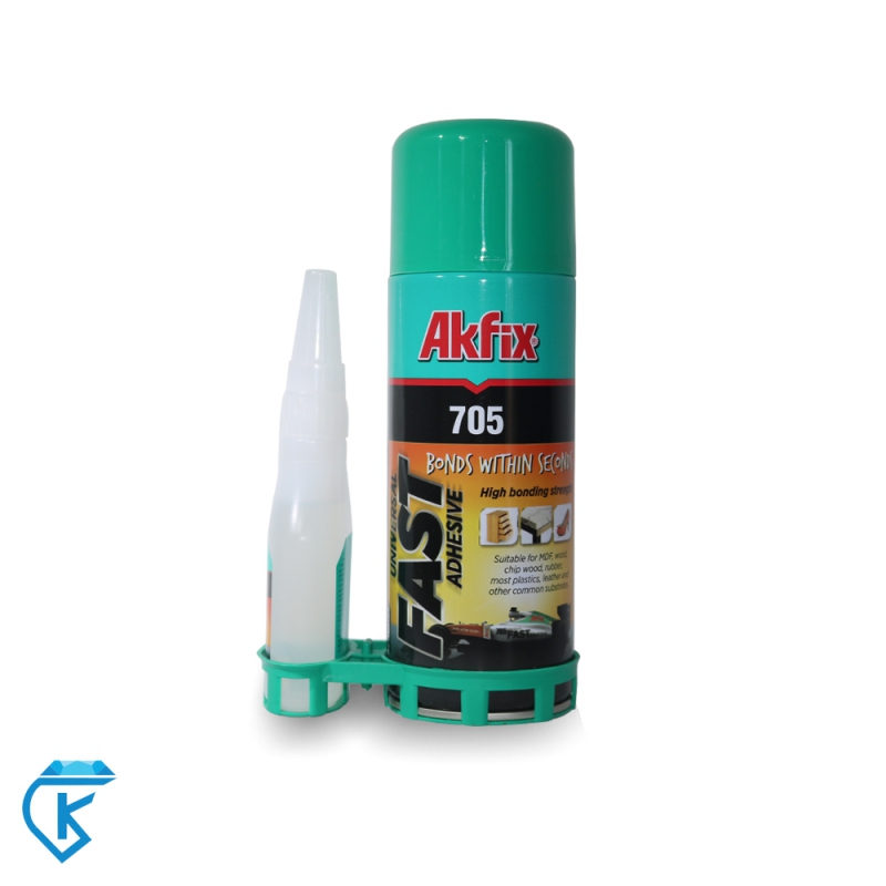 چسب فوری همه کاره 705 یک دو سه 400 میلی Akfix آکفیکس کارتن 24