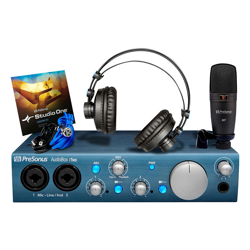 پکیج استودیویی Presonus AudioBox iTwo studio