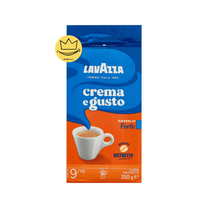 پودر قهوه لاوازا کرما گوستو فورته 250 گرم Lavazza Crema E Gusto Forte
