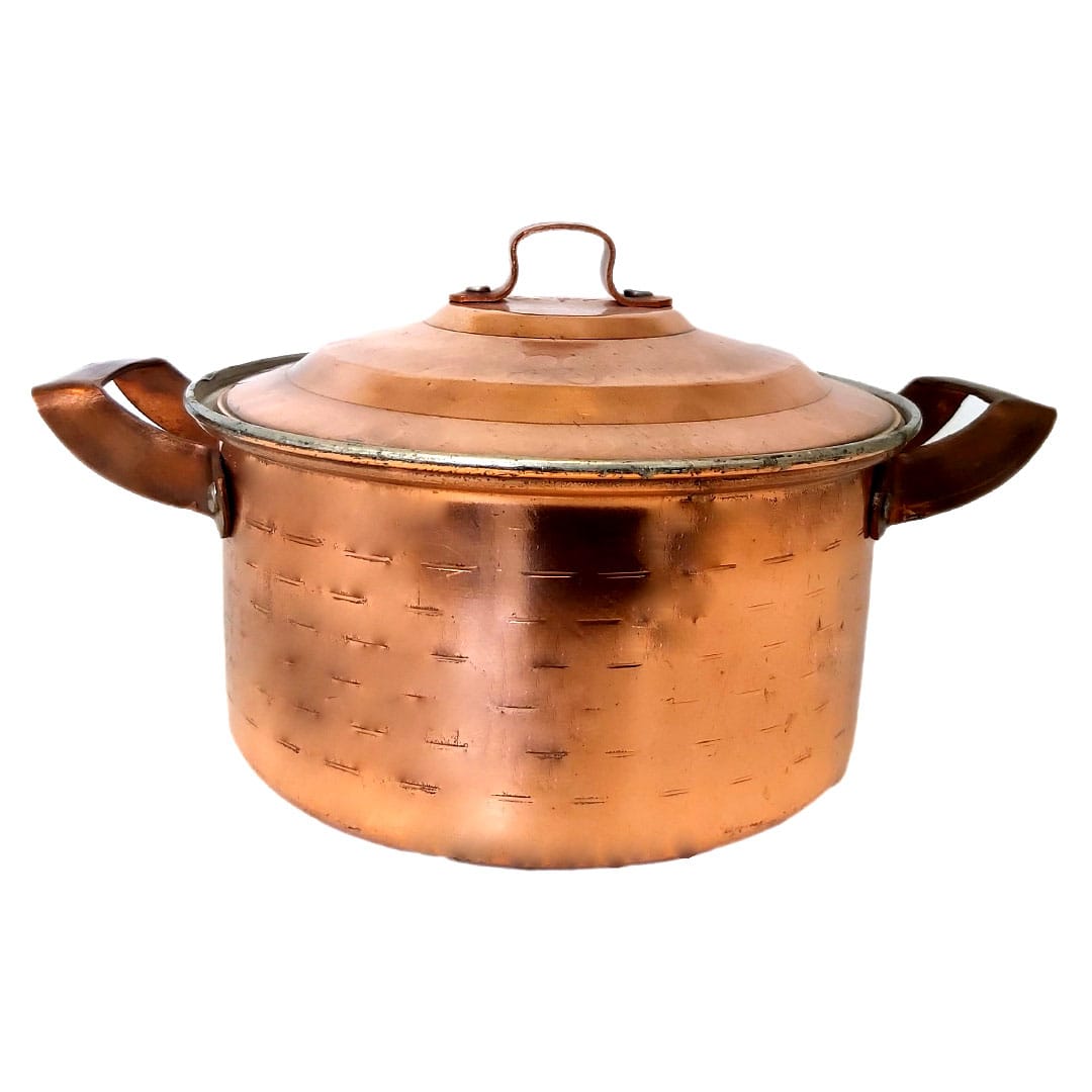 دیگچه مسی سیسمونی سایز 1 مدل سماتین