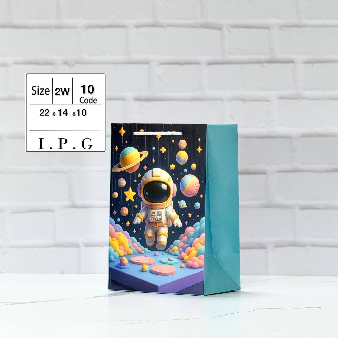 ساک دستی سایز 2 طولی کف پهن کد10 (10*14*22)