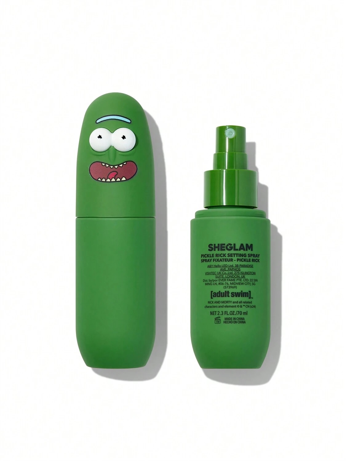 اسپری فیکس ریک و مورتی شیگلم اصل عصاره خیار Sheglam Rick Morty Spray