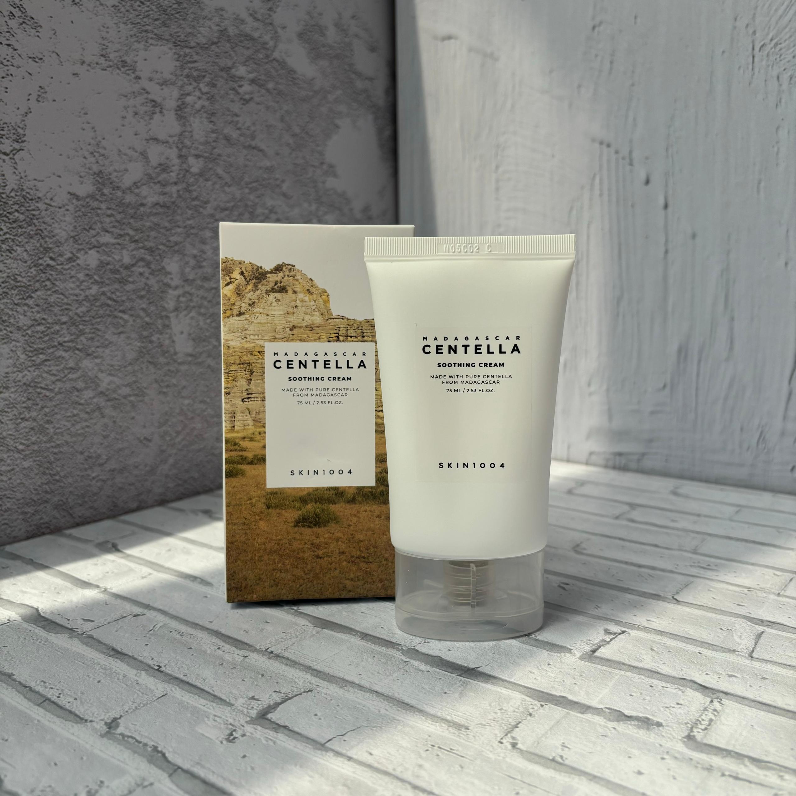 کرم تسکین دهنده سنتلا ماداگاسکار اسکین 1004 75 میل SKIN1004 Madagascar Centella Soothing Cream