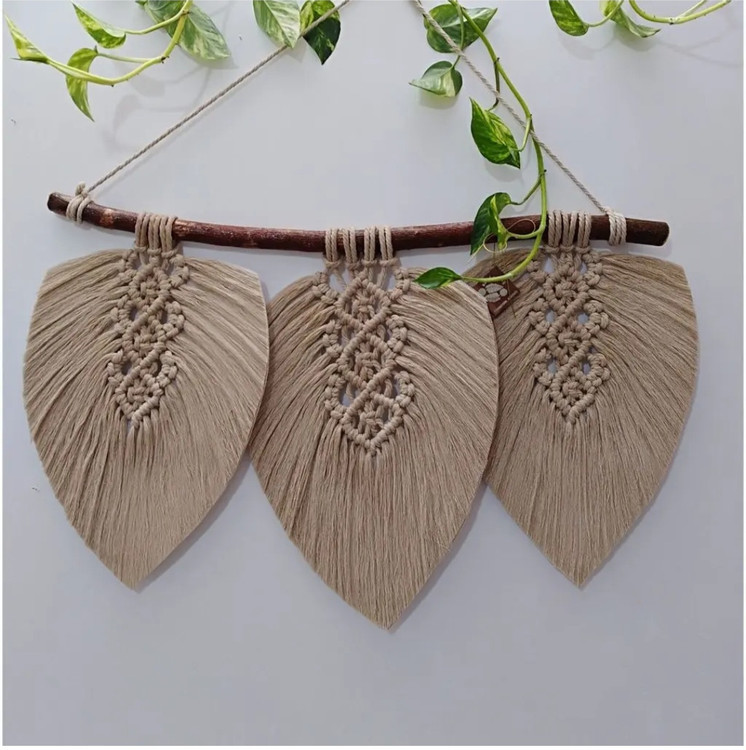 دیوارکوب مکرومه کد 258 برند گره چی و رنگ دلخواه