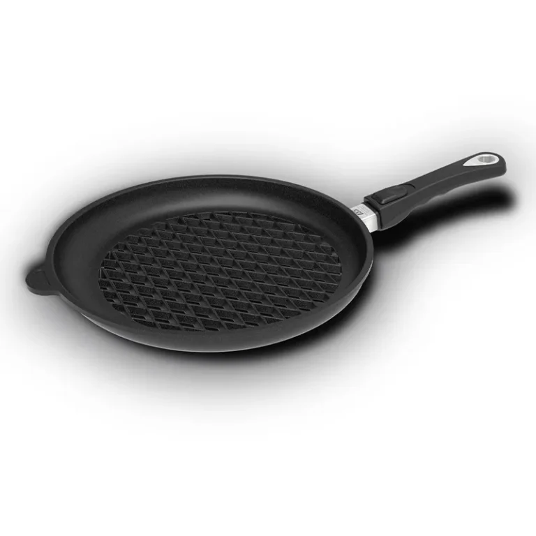 ماهیتابه باربیکیو دسته باز شو ای ام تی قطر32 و ارتفاع 4 سانتی متر (کد432BBQZ)