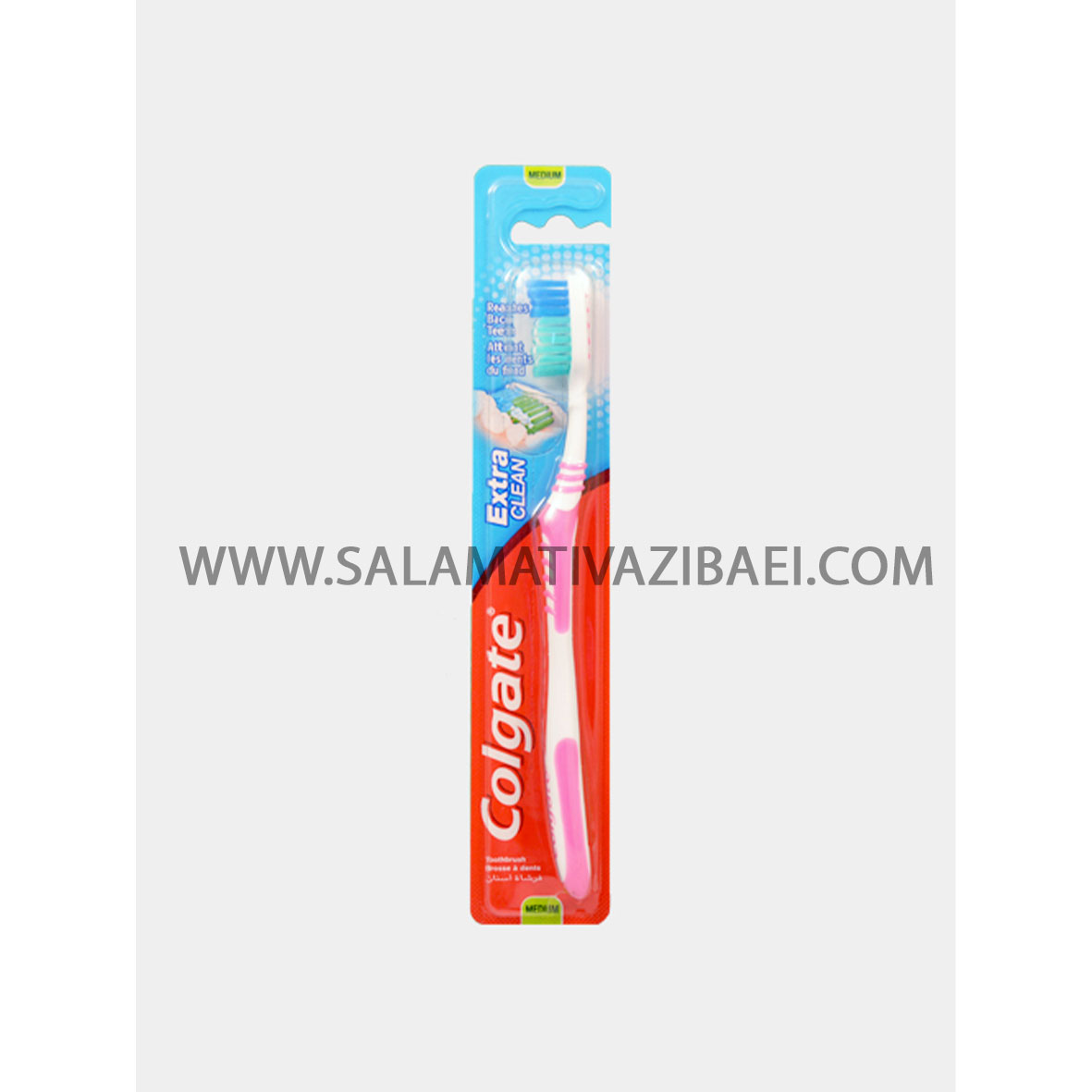 مسواک Colgate مدل EXTRA CLEAN -مسواک Colgate ساخت آمریکا