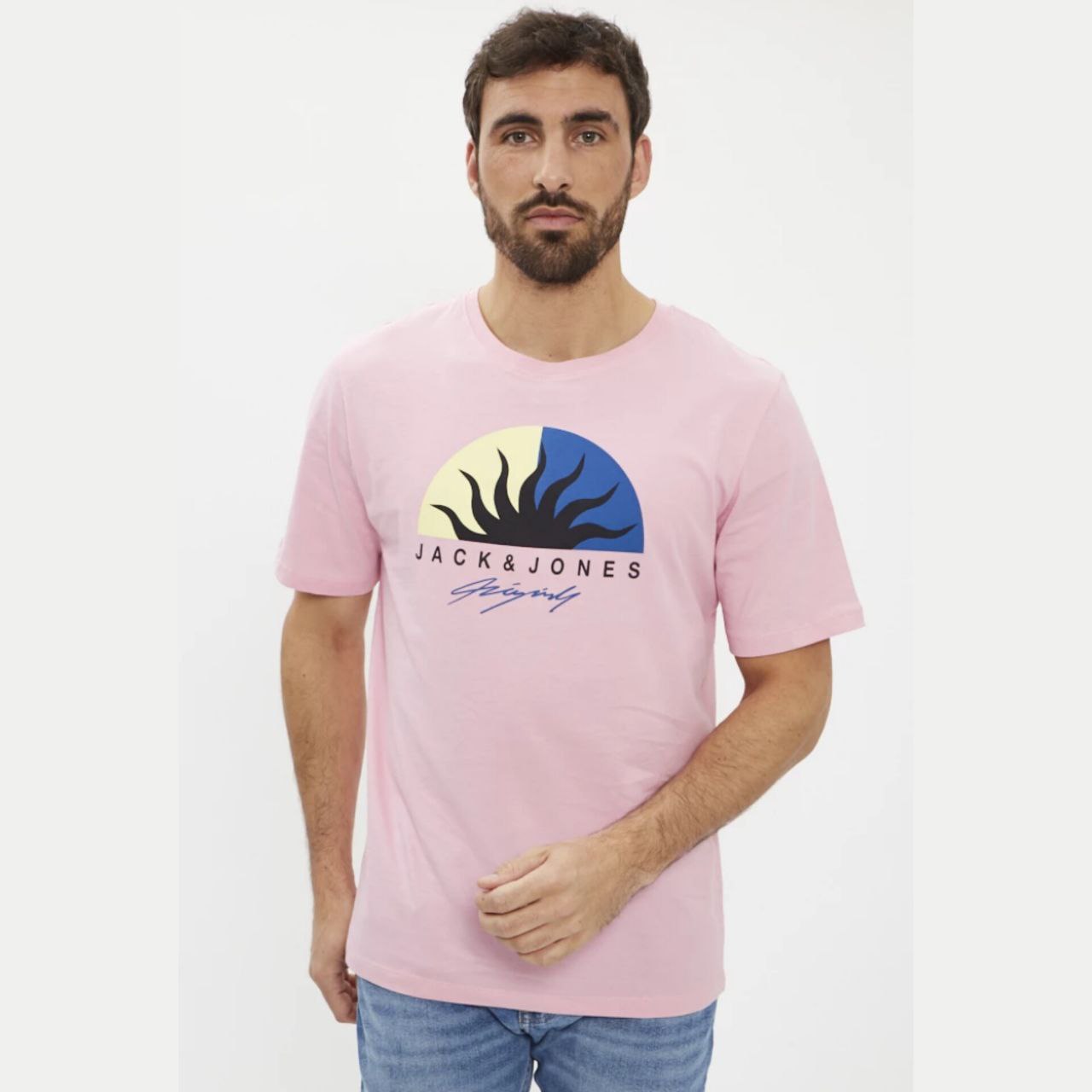تیشرت نخی یونیسیکس برند (JAK&amp;JONES) کد 1173 (M)
