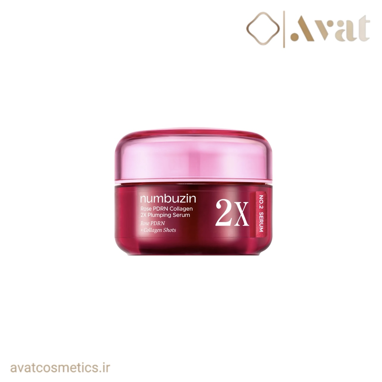سرم پلامپینگ 2X نامبوزین | NUMBUZIN Rose PDRN Collagen 2X Plumping Serum
