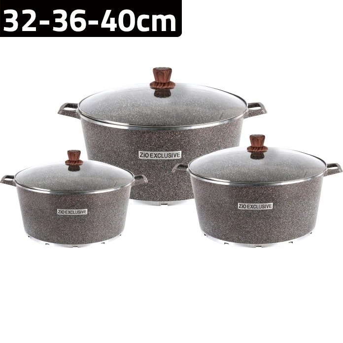 سرویس قابلمه 6 پارچه زیو مدل Z-8400-40