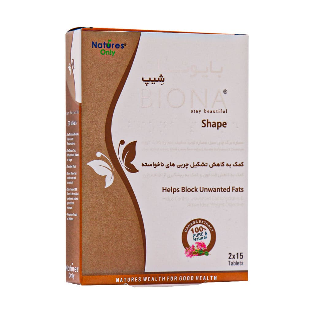 قرص بایونا شیپ نیچرز اونلی Biona Shape