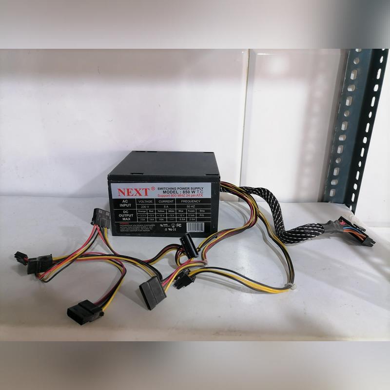 پاور 24 پین NEXT مدل 850W TC-استوک(حد اکثر توان 240 وات)