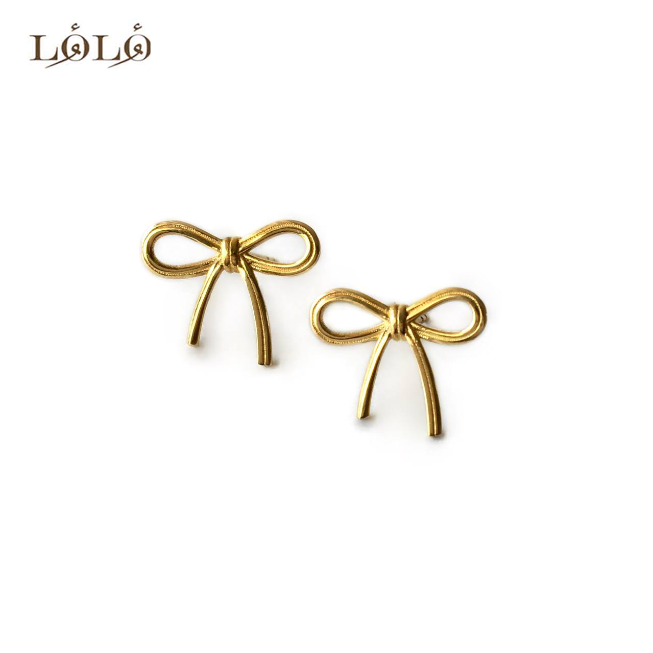 گوشواره نقره پاپیون