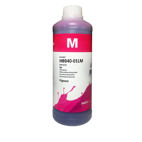 جوهر یک لیتری اینکتک قرمز پیگمنت پرینتر اچ پی InkTec Pigment 1Litre Magenta Hp