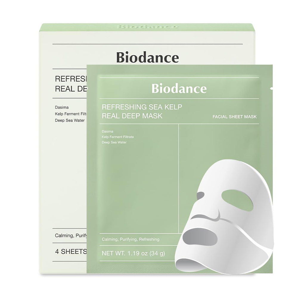 ماسک ورقه ای ضدجوش و کنترل چربی Biodance رنگ سبز