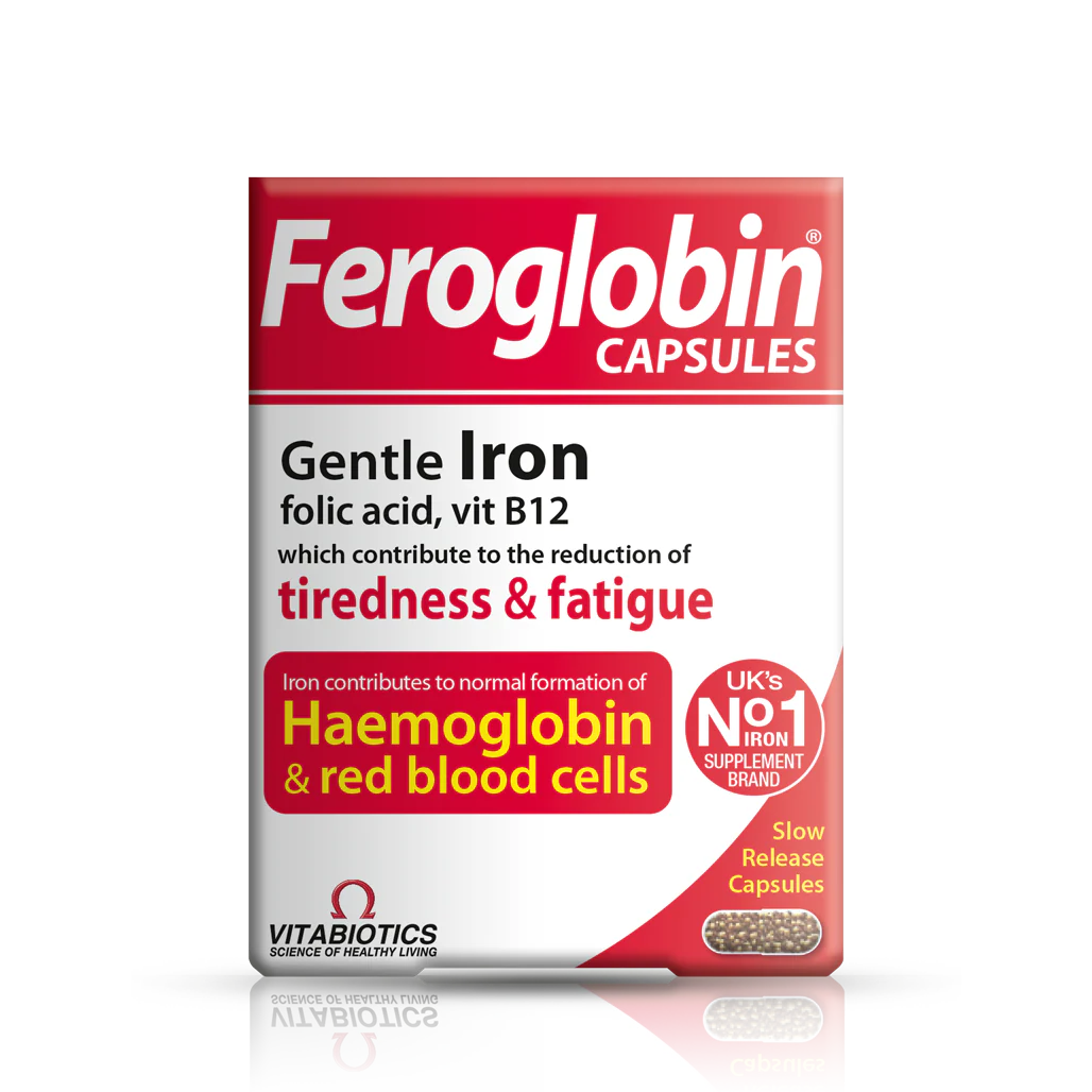 کپسول فروگلوبین ب ۱۲ ویتابیوتیکس بسته 30 عددی / vitabiotics