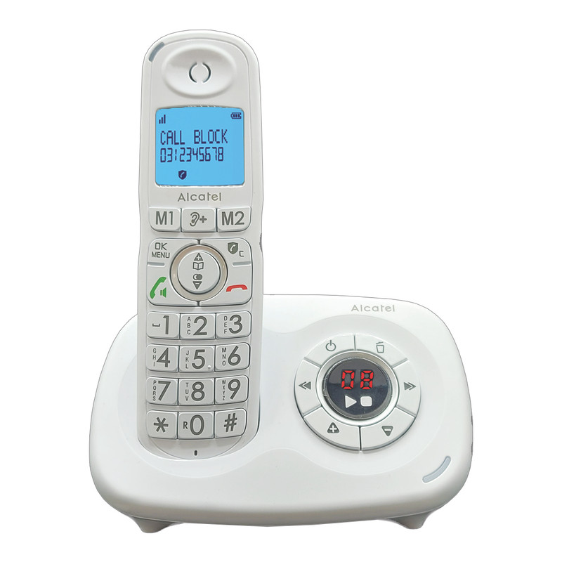 تلفن بی سیم آلکاتل مدل XL595 Voice FR - سفید