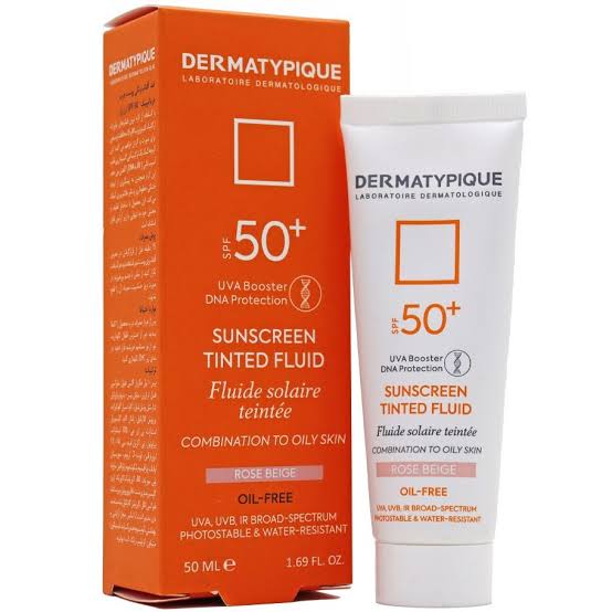 ضد آفتاب فلویید پوست چرب درماتپیک SPF50 (رز بژ)