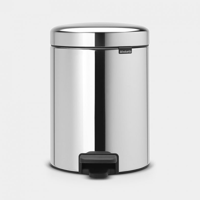 سطل زباله 5 لیتر استیل براق برابانتیا | Brabantia NEWICON PEDAL BIN
