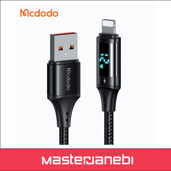 کابل تبدیل USB به لایتنیگ مک دودو مدل Digital HD 1060 طول 1.2 متر