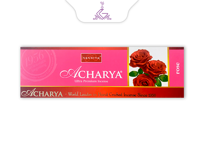 عود شاخه ای دست ساز آچاریا رز ACHRYA ROS برند ناندیتا NANDITA