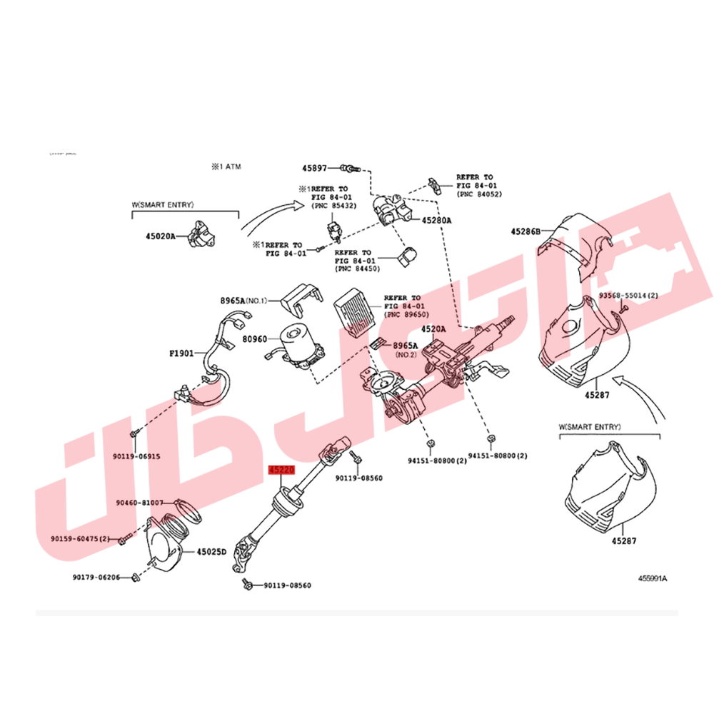 چهار شاخ فرمان کمری مدل 2015-2012