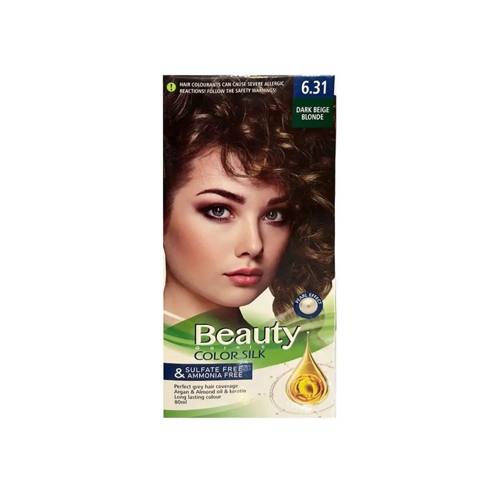 کیت رنگ مو زنانه فاقد سولفات و آمونیاک بیوتی شماره 6.31 رنگ DARK BEIGE BLONDE (بلوند بژ تیره )