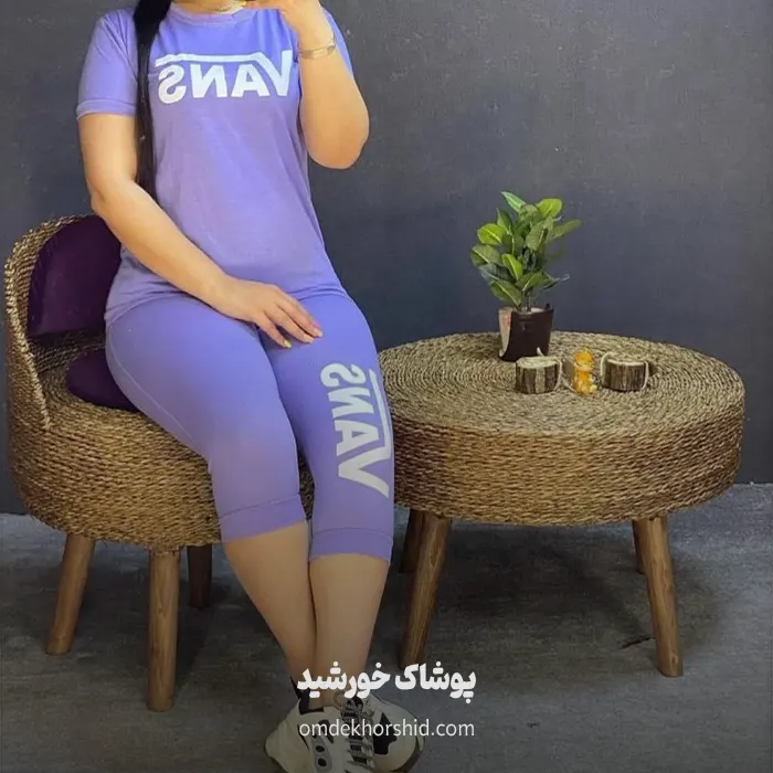 ست تیشرت شلوارک چاپی ونس