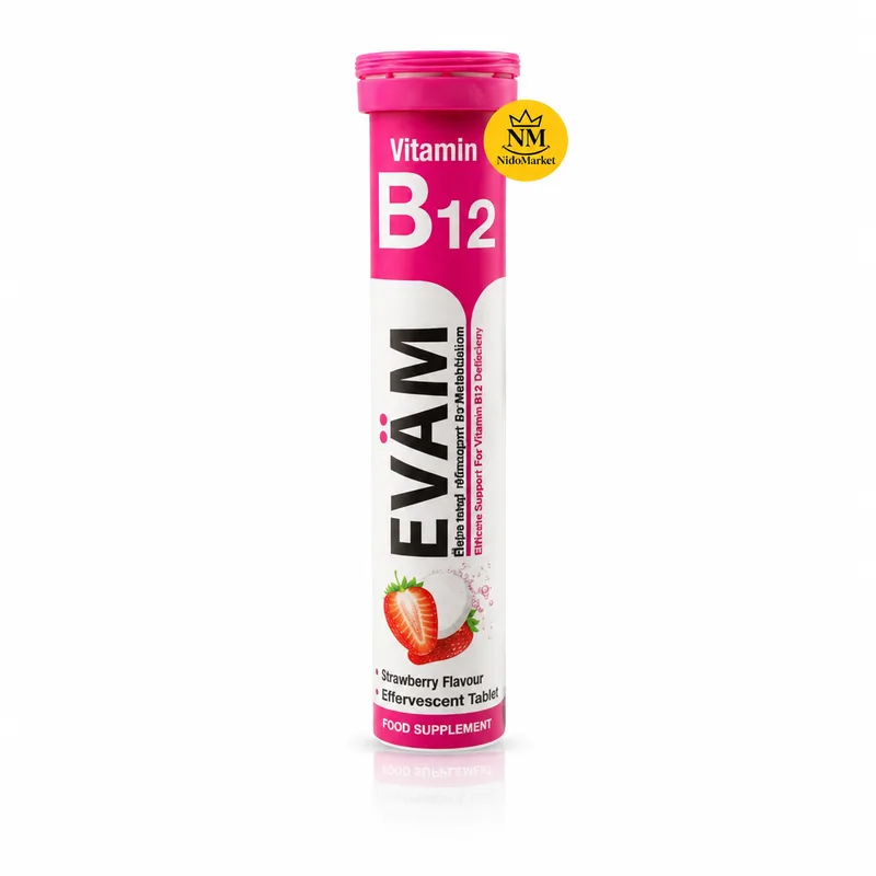 قرص جوشان ویتامین B12 اوام انرژی و ویتالیتی - 20 عددی