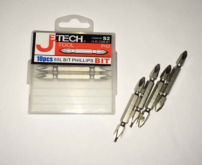 نوک پیچ گوشتی دو سر چهارسو Jetech عددی
