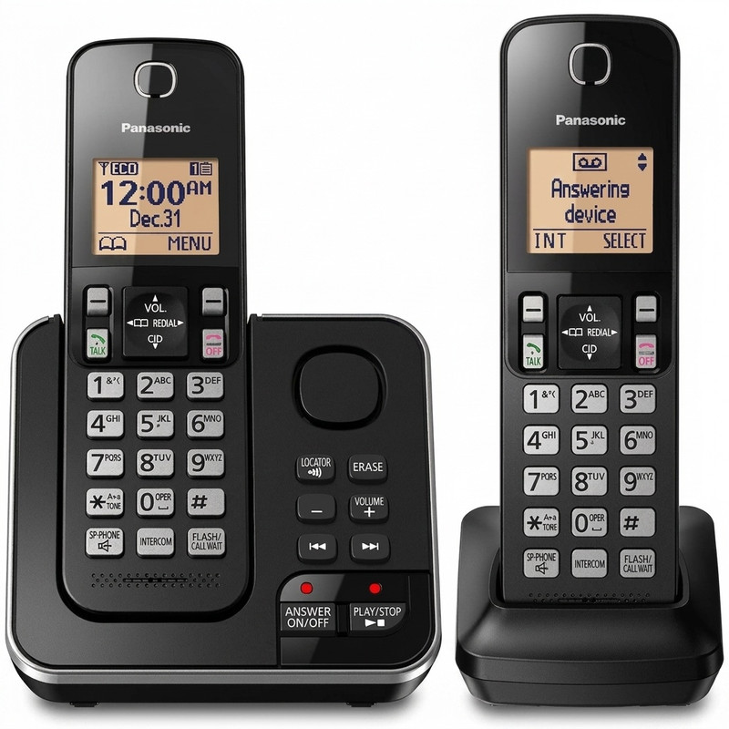 تلفن بی سیم پاناسونیک مدل KX-TGC362 - مشکی