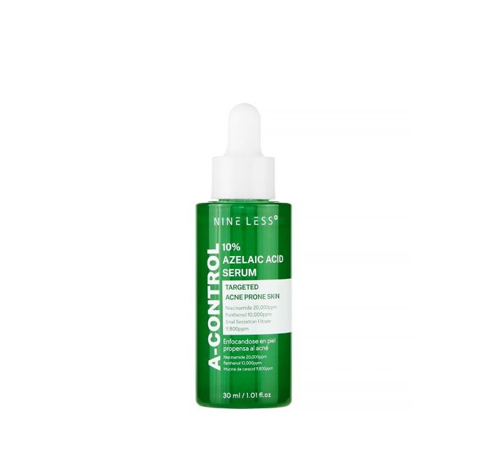 سرم آزلائیک اسید ۱۰% ناینلس حجم 30 میل NINELESS A-Control 10% Azelaic Acid Serum