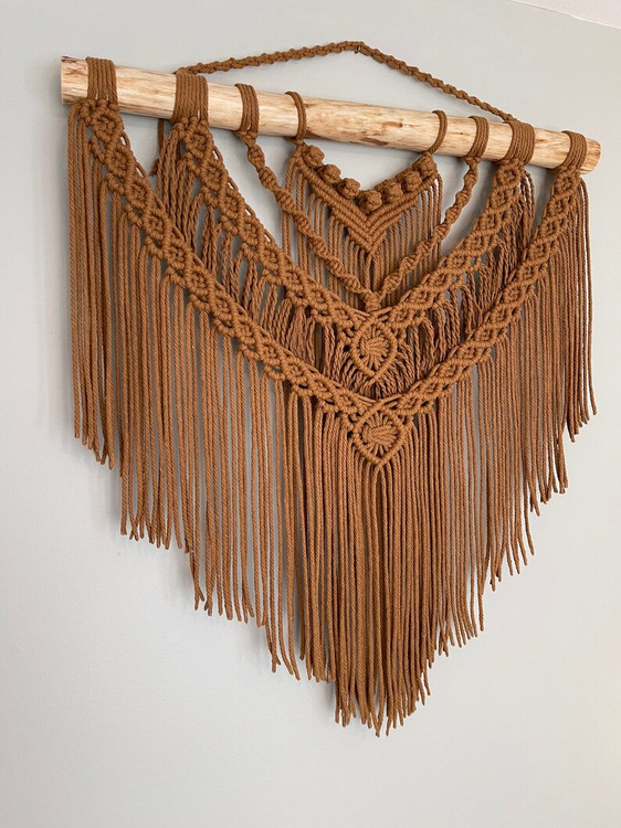 دیوارکوب مکرومه کد 347 برند گره چی و رنگ دلخواه