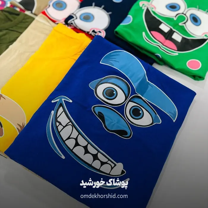 تیشرت لانگ پنبه انیمیشنی کد 13