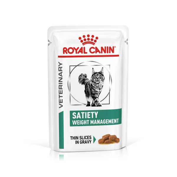 پوچ کنترل وزن گربه رویال کنین SATIETY وزن 85 گرم