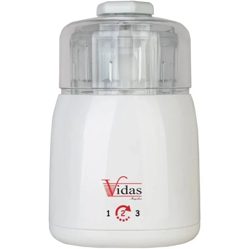 خردکن 123 ویداس مدل VIR-3332 توان 1000 وات ظرفیت 0.33 لیتر - سفید