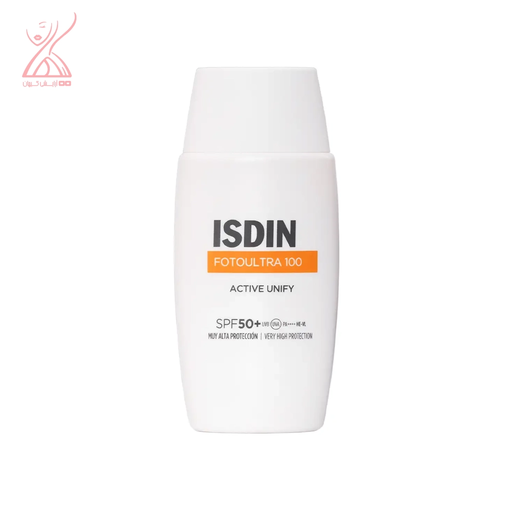 ضد آفتاب اکتیو یونیفای ایزدین بی رنگ Isdin Active Unify