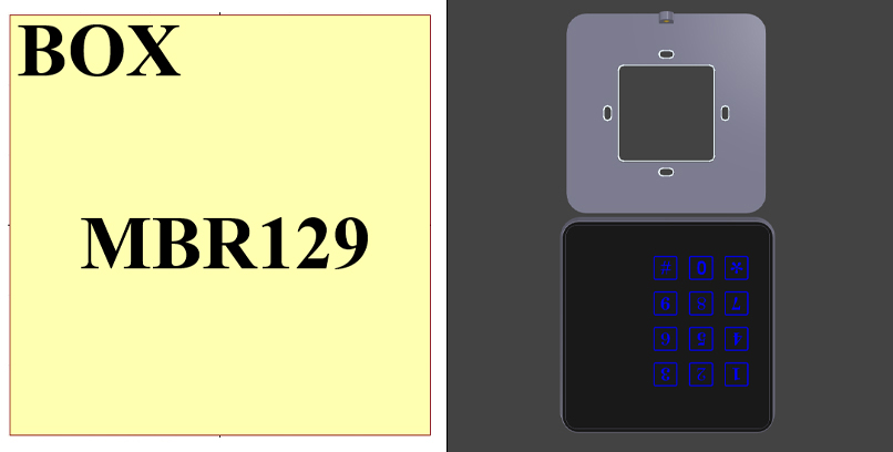فوت پرینت و ۳ بعدی باکس MBR129