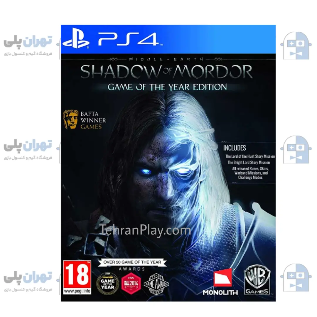 بازی Shadow Of Mordor Goty Edition برای PS4