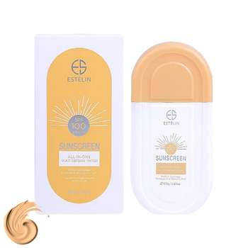کرم ضد آفتاب استیلن SPF 100 مدل All In One 100ml | ضد آفتاب رنگی و بی رنگ Estelin