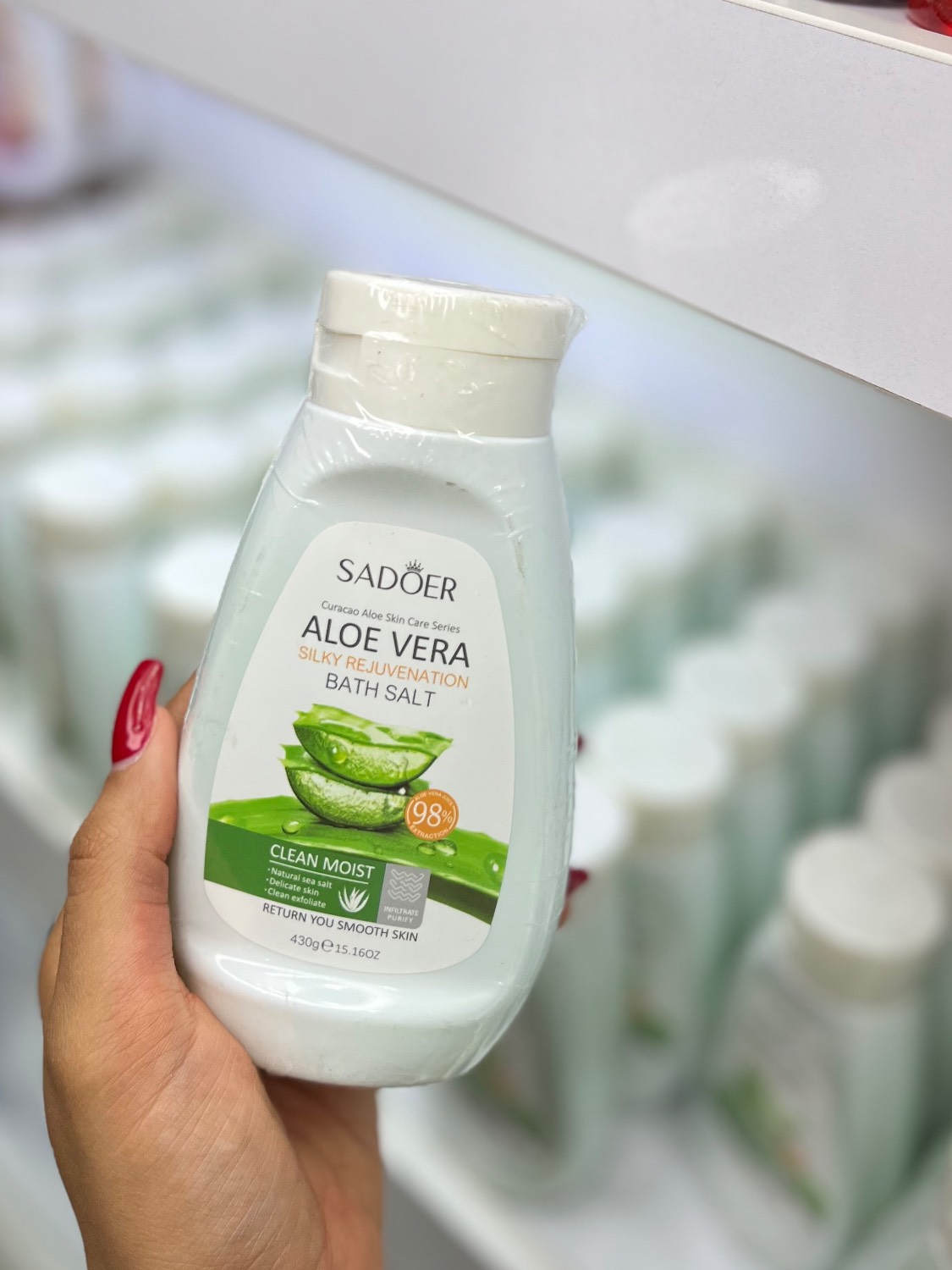 نمک بدن آلوئه ورا سادور Sadoer مدل Aloe vera Bath salt