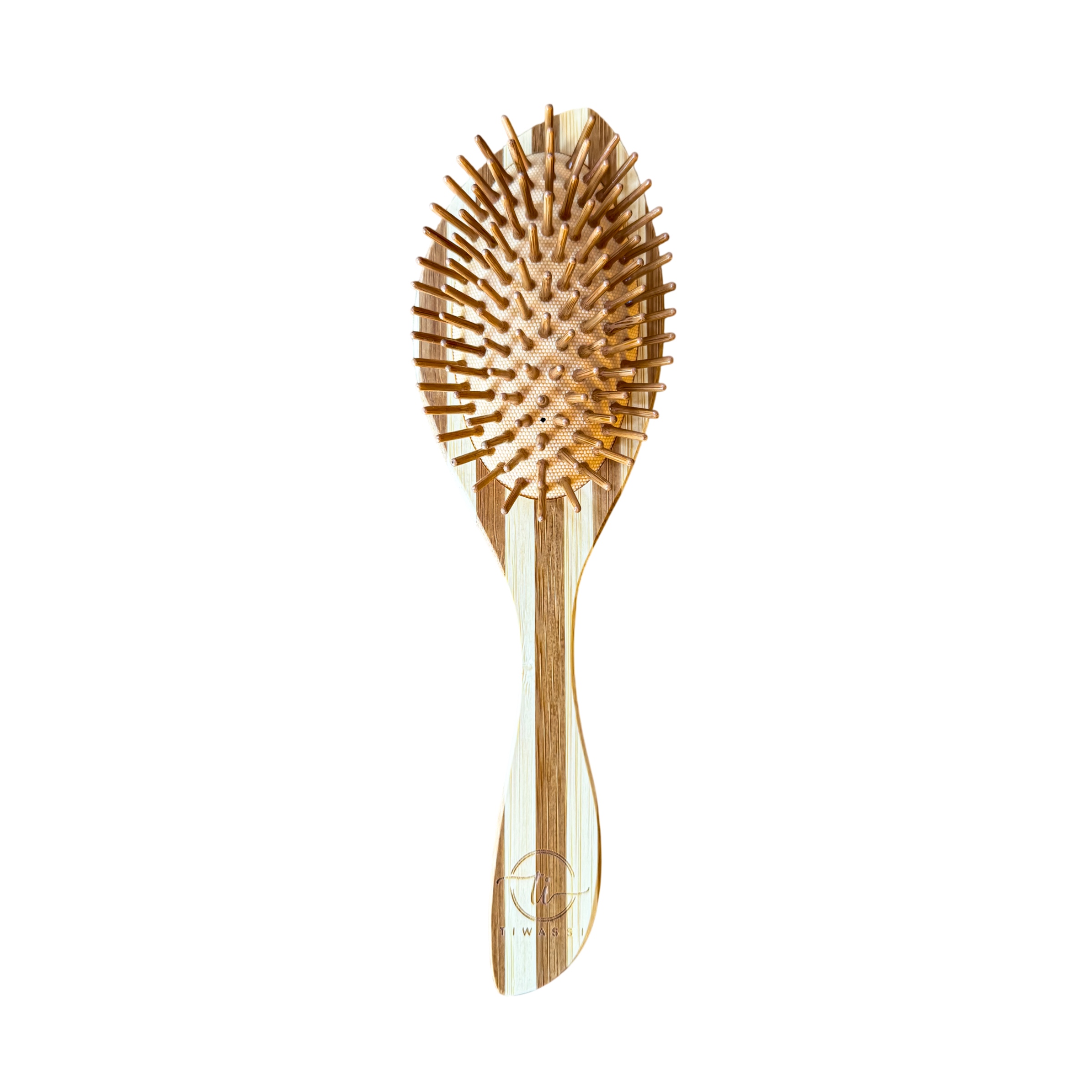 برس موی حرفه ای چوبی تیواسی TIWASSI Wooden Hair Brush