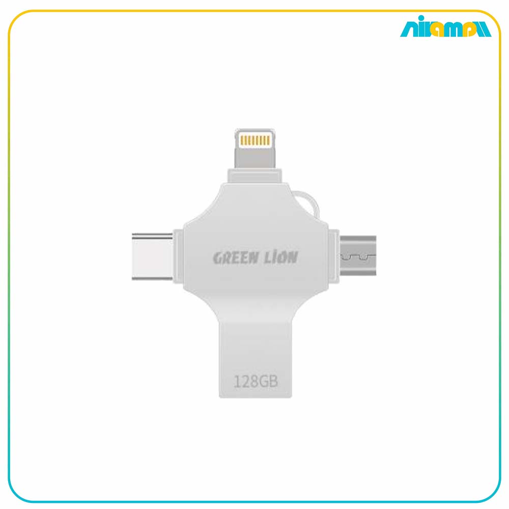 فلش 4 کاره گرین لاین مدل Flash Drive ظرفیت 128 گیگابایت
