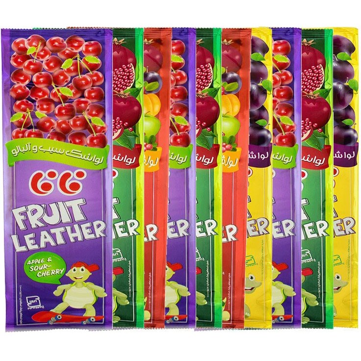 لواشک بزرگ لاک پشتی فافا بسته 10 عددی