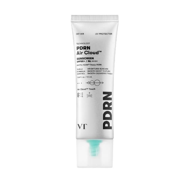 ضد آفتاب جوانساز و روشن کننده وی تی کازمتیک ++++PDRN VT Cosmetics PDRN Air Cloud Sunscreen SPF 50+ PA
