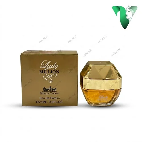 ادکلن لیدی میلیون زنانه جسیکا تویین حجم 25 میل