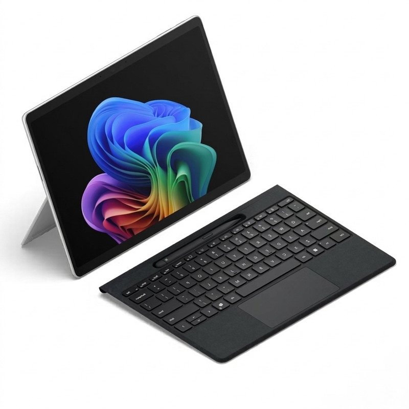 تبلت 13 اینچی مایکروسافت مدل Surface Pro 11 - Ultra 7 ظرفیت 512 گیگابایت و رم 16 گیگابایت به همراه کیبورد Surface Pro Copilot و قلم Slim Pen 2 - مشکی