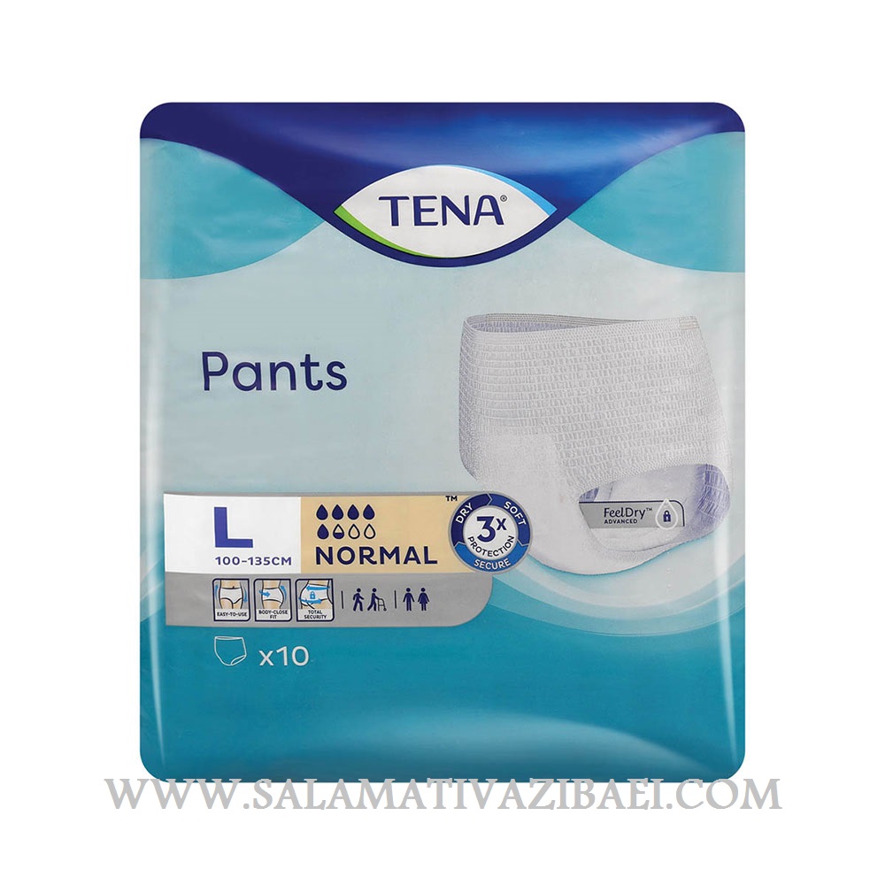 پوشک بزرگسال تنا مدل شورتی 5.5 قطره Large بسته 10 عددی
